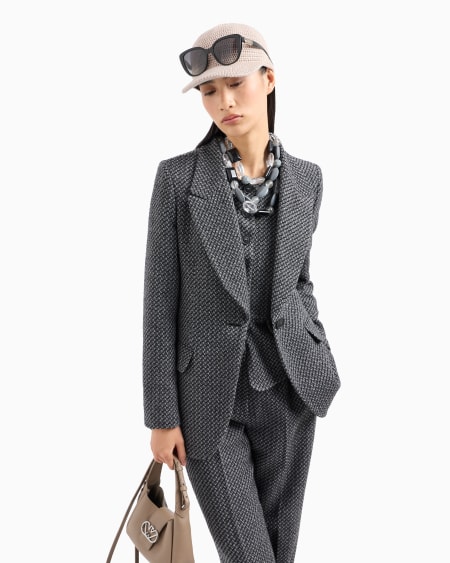 Armani Collar Multihilo Con Elementos Geométricos