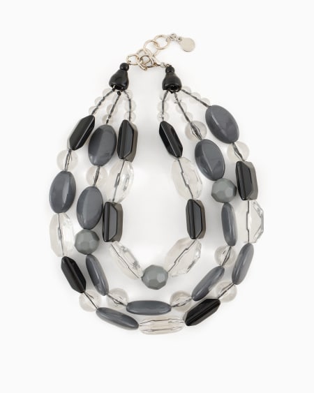 Armani Collar Multihilo Con Elementos Geométricos