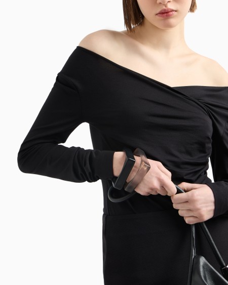 Armani Conjunto De Dos Pulseras Rígidas Cuadradas