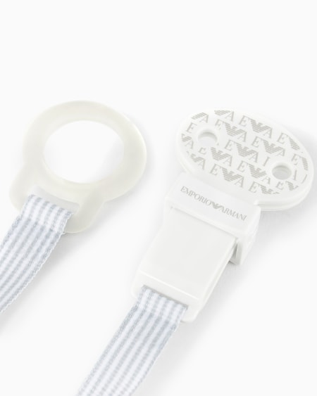 Armani Conjunto Para Bebé Con Chupete Y Cadena