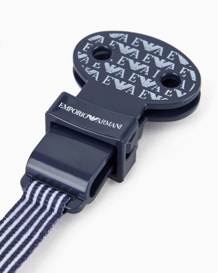 Armani Conjunto Para Bebé Con Chupete Y Cadena