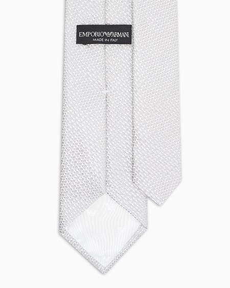 Armani Corbata De Seda Pura Microadamascada