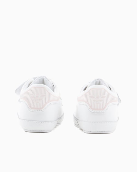 Armani Deportivas De Napa Con Velcro