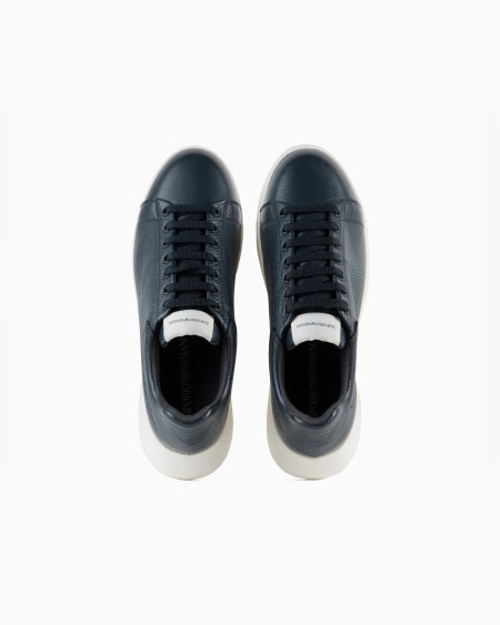 Armani Deportivas De Piel Abatanada