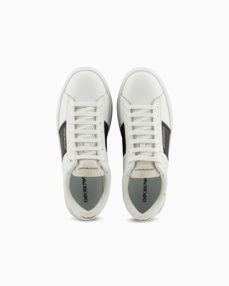 Armani Deportivas De Piel Con Detalle De Logotipo