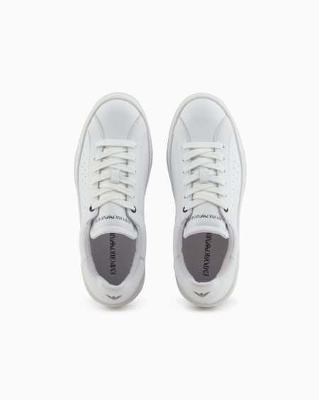 Armani Deportivas De Piel Con Logotipo