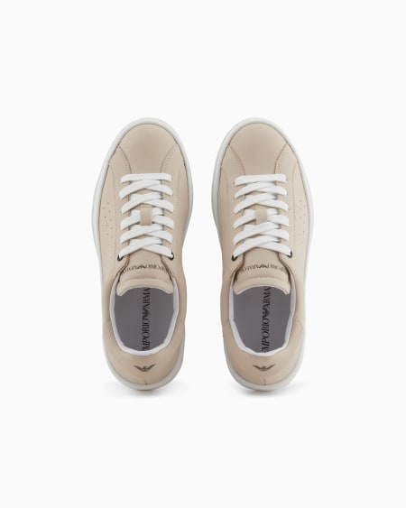 Armani Deportivas De Piel Con Logotipo