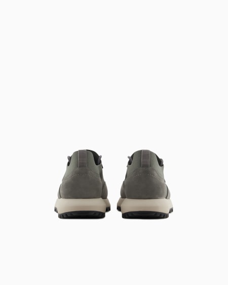 Armani Deportivas De Punto Con Detalles De Ante