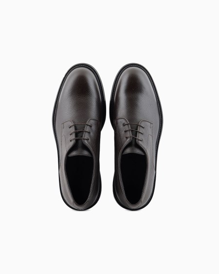 Armani Derby De Cuero Plena Flor