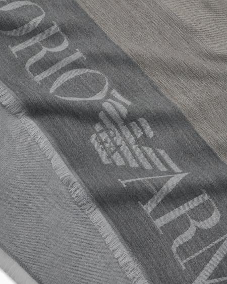 Armani Estola Con Bandas Verticales Multicolor