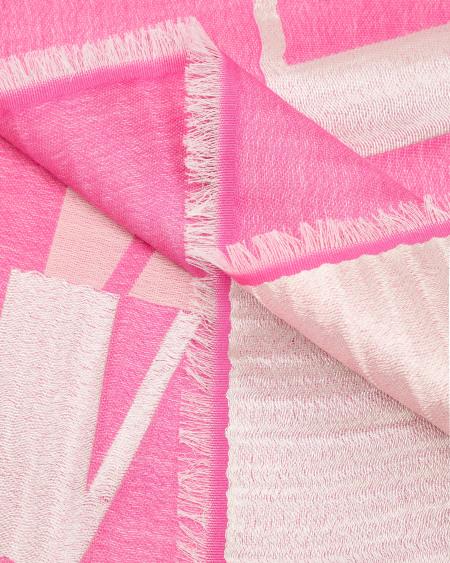 Armani Estola Con Maxilogotipo En Tejido Jacquard