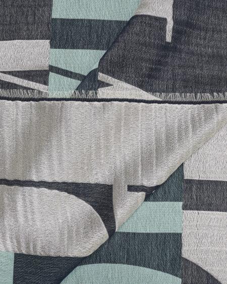 Armani Estola Con Maxilogotipo En Tejido Jacquard