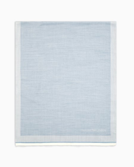 Armani Estola en mezcla de lana y seda