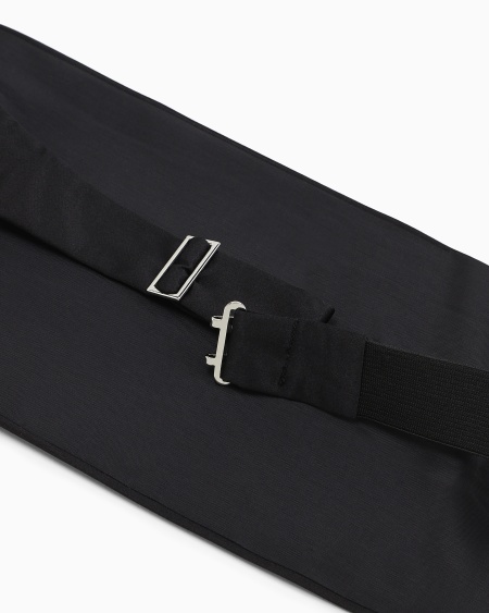 Armani Fajín De Esmoquin De Seda Pura