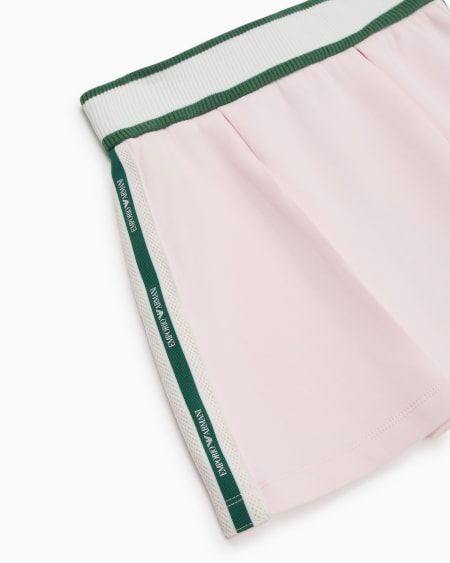 Armani Falda De Punto Doble Con Cinta Con Logotipo