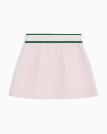 Armani Falda De Punto Doble Con Cinta Con Logotipo