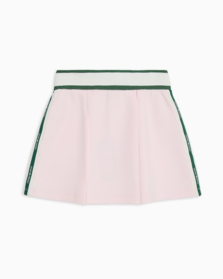 Armani Falda de punto doble con cinta con logotipo