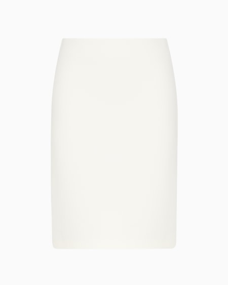 Armani Falda de tubo de punto ottoman