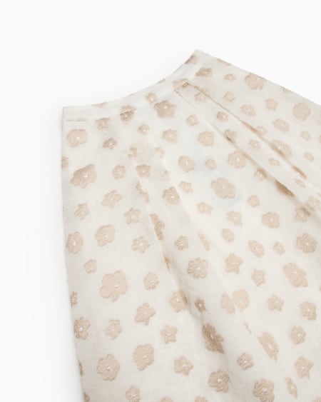 Armani Falda En Tejido Fil Coupé Floral