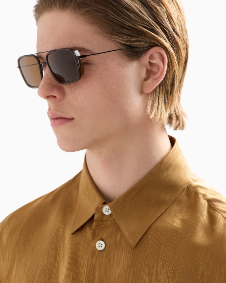 Armani Gafas De Sol De Forma Cuadrada Para Hombre