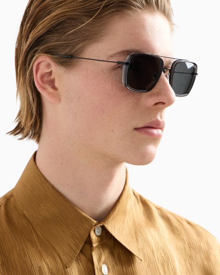 Armani Gafas De Sol De Forma Cuadrada Para Hombre