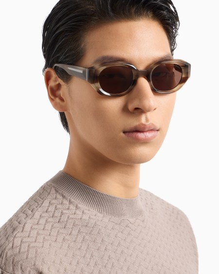 Armani Gafas De Sol De Forma Irregular Para Hombre