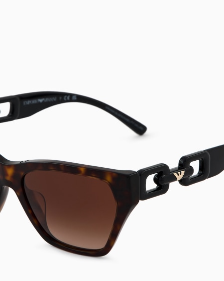 Armani Gafas De Sol Estilo Ojo De Gato Para Mujer