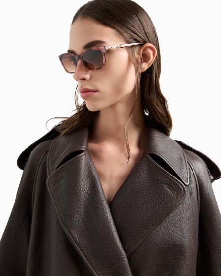 Armani Gafas De Sol Estilo Ojo De Gato Para Mujer