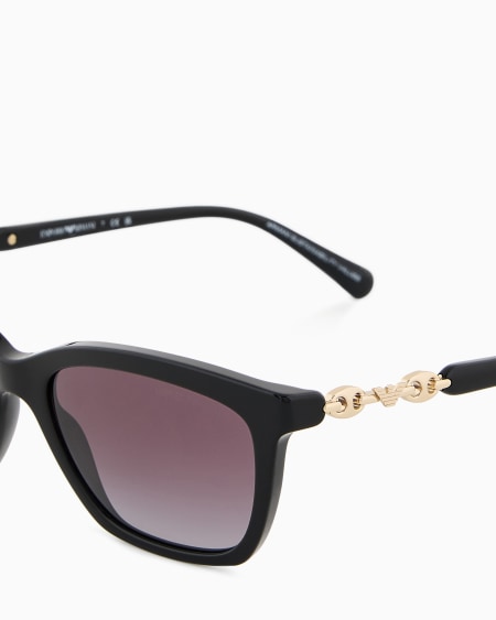 Armani Gafas De Sol Estilo Ojo De Gato Para Mujer