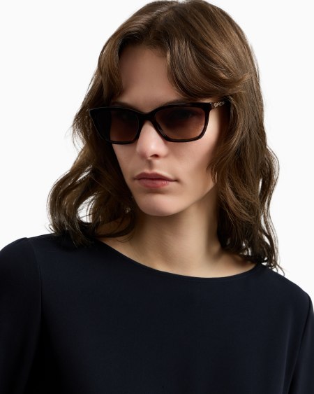 Armani Gafas De Sol Estilo Ojo De Gato Para Mujer