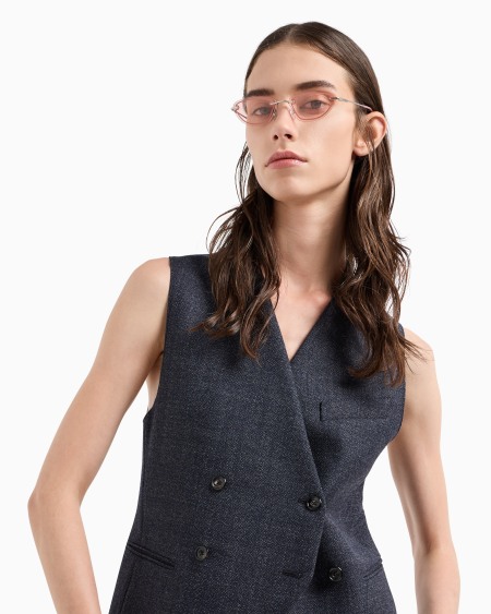 Armani Gafas De Sol Estilo Ojo De Gato Para Mujer