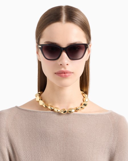 Armani Gafas De Sol Estilo Ojo De Gato Para Mujer