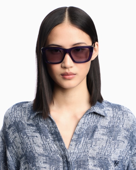 Armani Gafas De Sol Estilo Ojo De Gato Para Mujer
