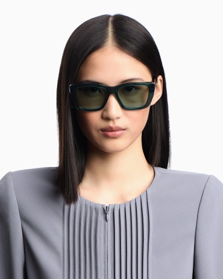 Armani Gafas De Sol Estilo Ojo De Gato Para Mujer