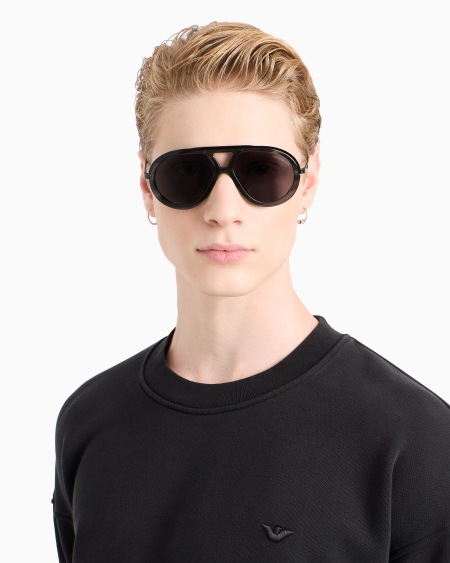 Armani Gafas De Sol Estilo Piloto Para Hombre