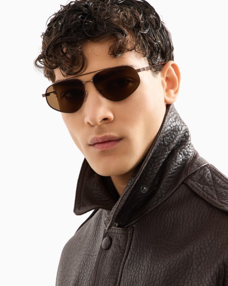 Armani Gafas De Sol Estilo Piloto Para Hombre