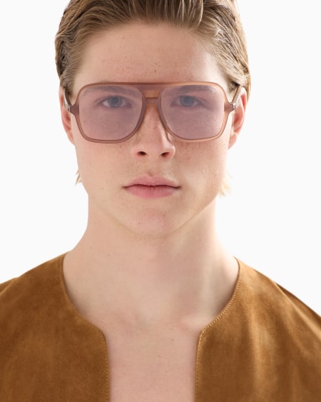 Armani Gafas De Sol Estilo Piloto Para Hombre