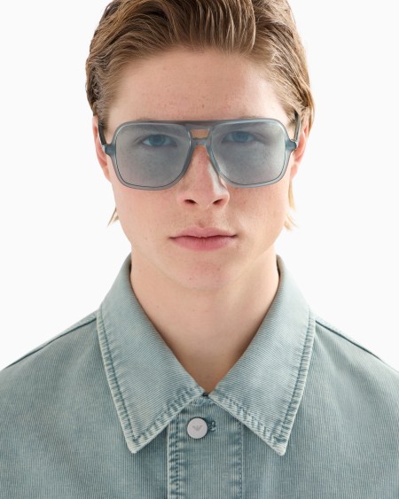 Armani Gafas De Sol Estilo Piloto Para Hombre