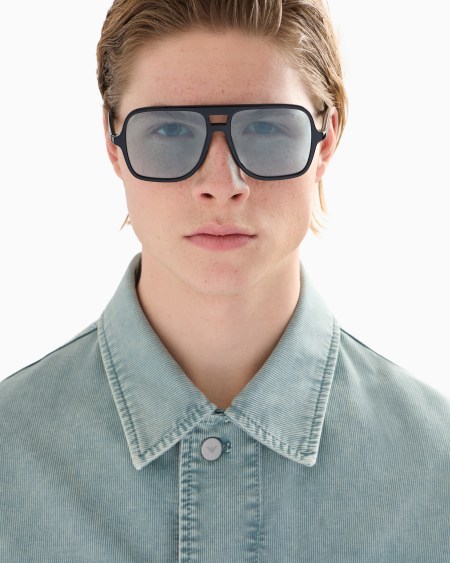 Armani Gafas De Sol Estilo Piloto Para Hombre