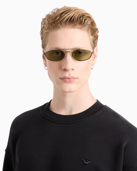 Armani Gafas De Sol Estilo Piloto Para Hombre