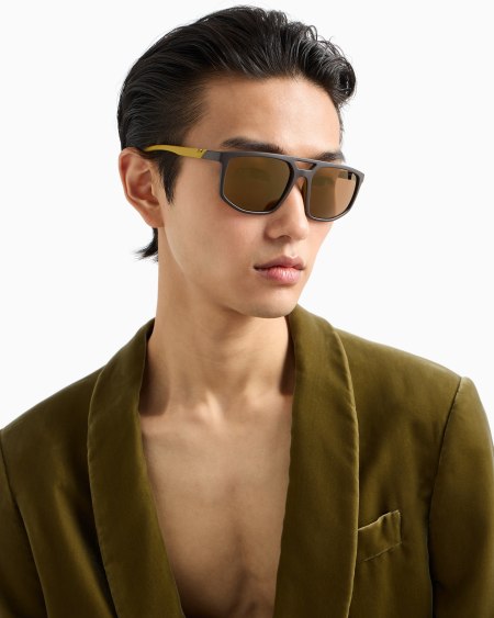 Armani Gafas De Sol Estilo Piloto Para Hombre