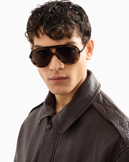 Armani Gafas De Sol Estilo Piloto Para Hombre