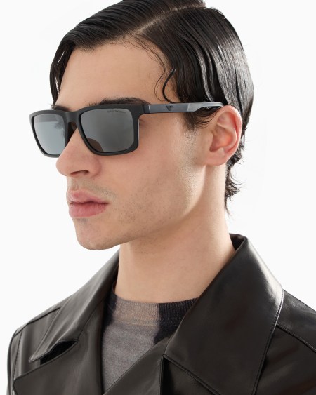 Armani Gafas De Sol Rectangulares Para Hombre