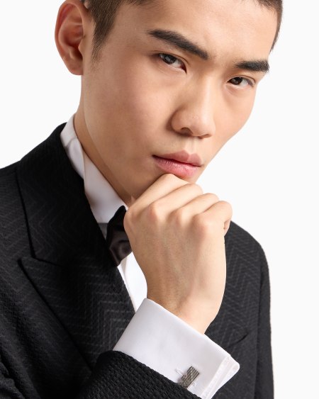 Armani Gemelos De Acero Inoxidable