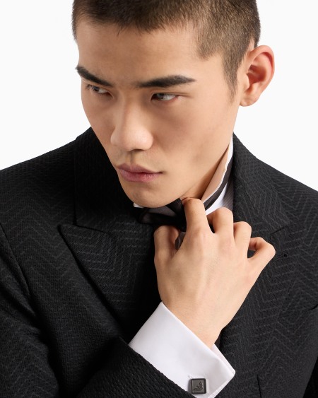 Armani Gemelos De Acero Inoxidable