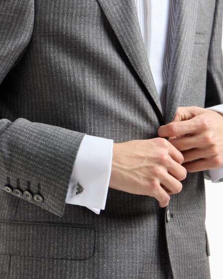 Armani Gemelos De Acero Inoxidable