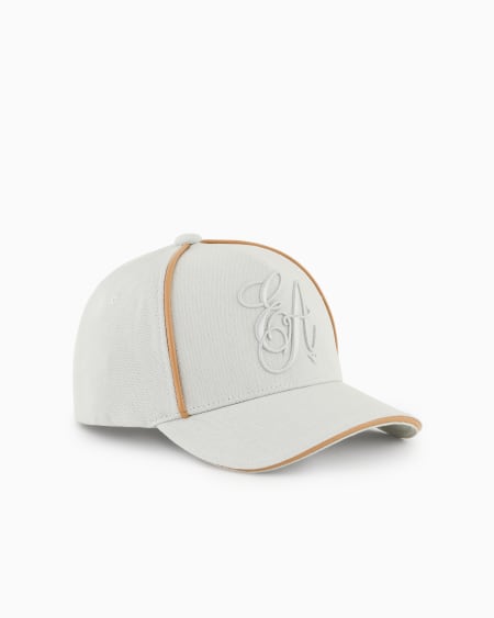 Armani Gorra de béisbol con bordado de la firma EA