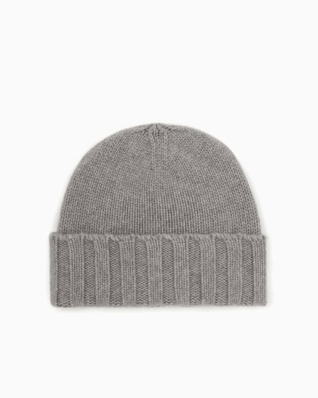 Armani Gorro De Cachemir Acanalado