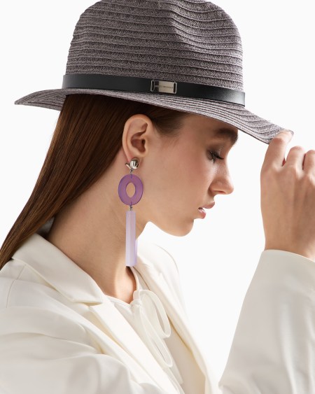 Armani Gorro De Cáñamo Trenzado Con Cinta