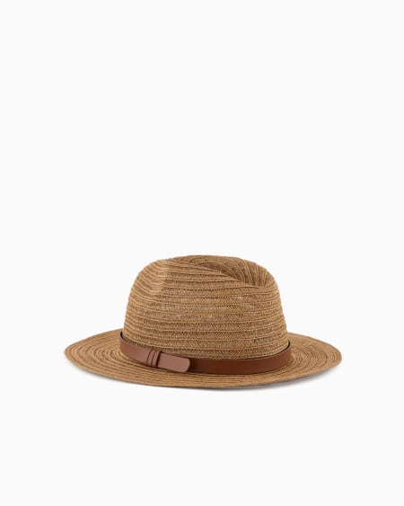 Armani Gorro De Cáñamo Trenzado Con Cinta